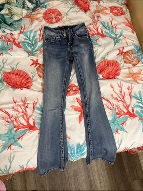 Women’s Blue Flare Jeans